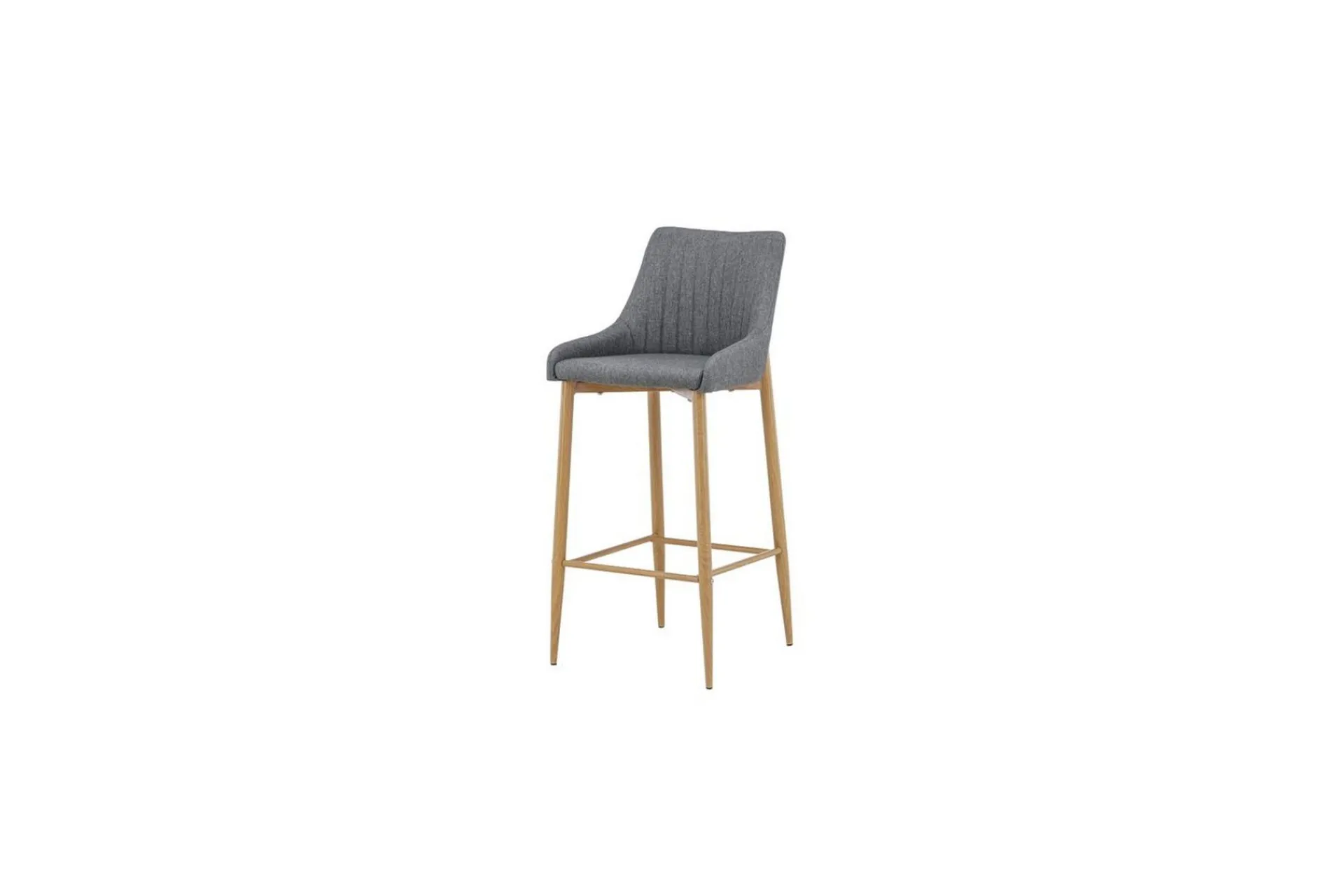 Venture Home Barstoler-Barstol Plaza 2-pack Natur/Mørkgrå Mørkegrå
