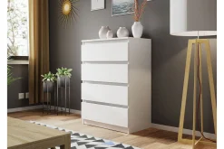 Scandinavian Choice Gangoppbevaring|Kommode-Basildon Kommode 70x40x97 cm Hvit