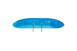 Basseng-Bassengpakke Nedgravd Gre Inground Oval 500 x 300 x 120 cm Sølv