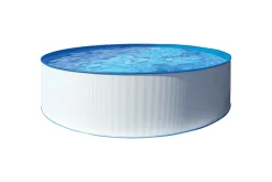 Swim & Fun Basseng-Basseng Stål Kreta Rund Ø460 x 90 cm Hvit