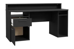 Kontorbord-Bays Gaming Skrivebord 160 cm Svart
