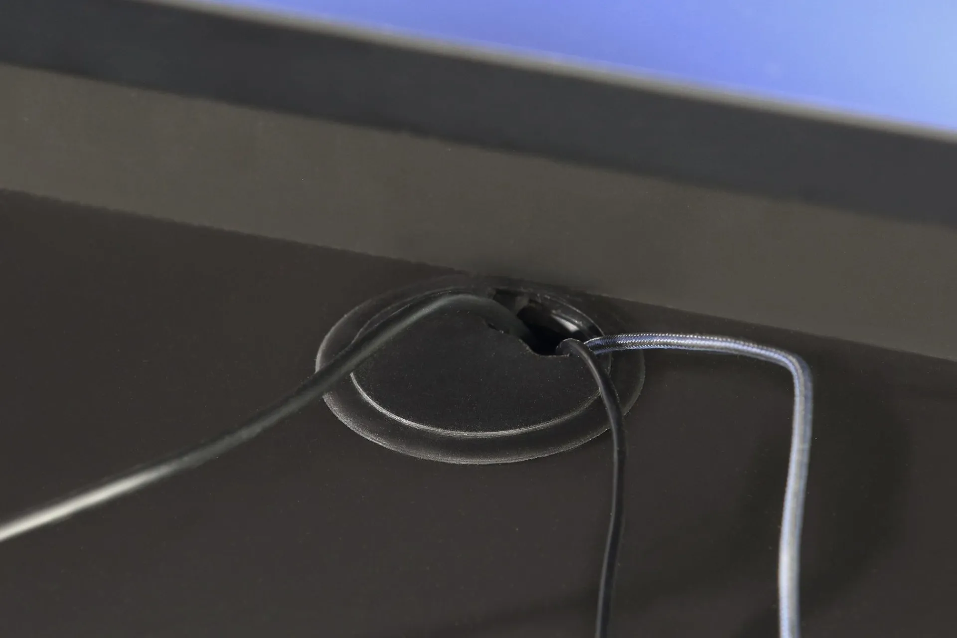 Kontorbord-Bays Gaming Skrivebord 160 cm med Oppbevaring 2 Hyller Svart