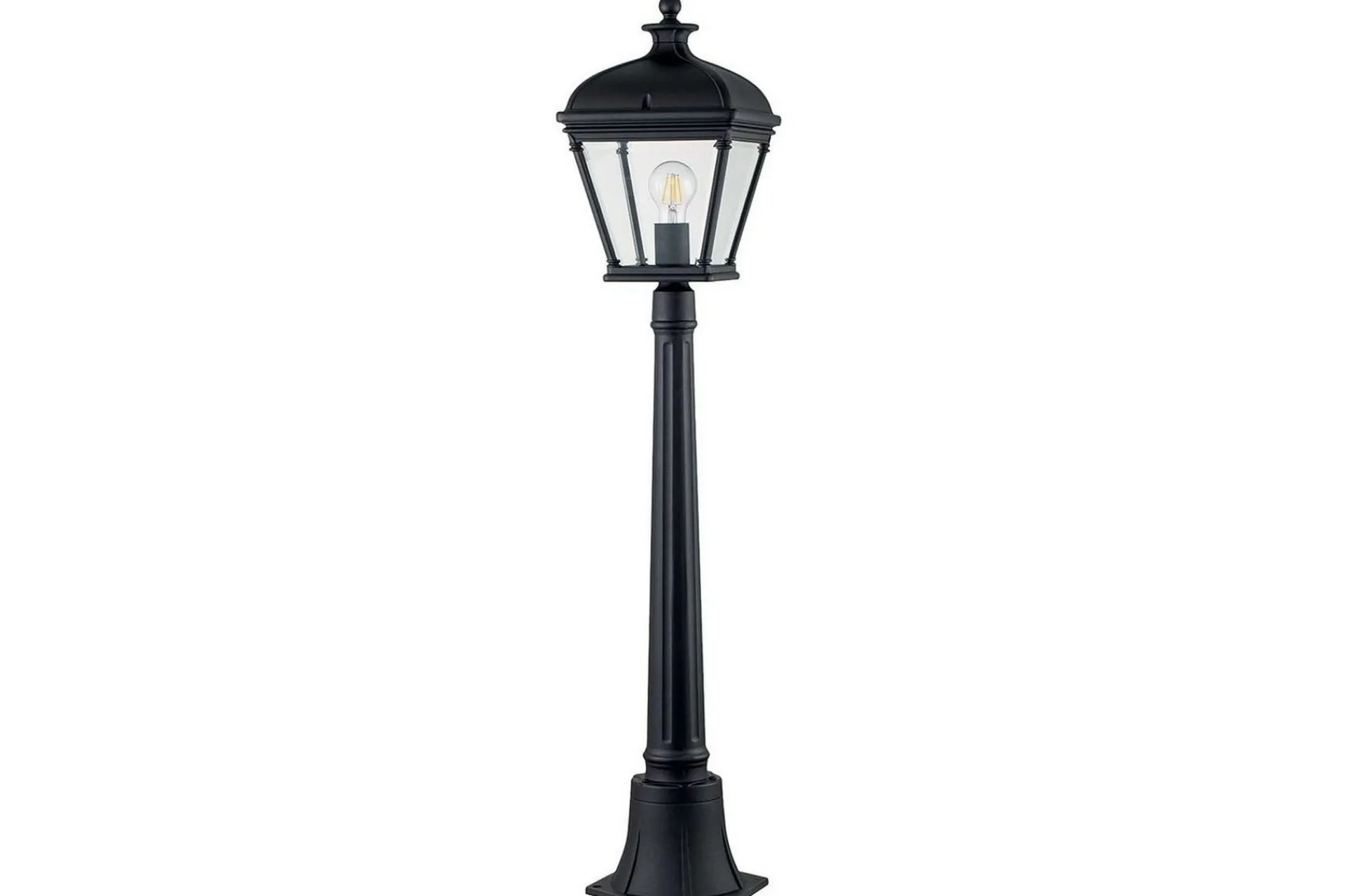 Stolpelykt & Portlykt-Bayview Elstead Lighting Utelampe Svart