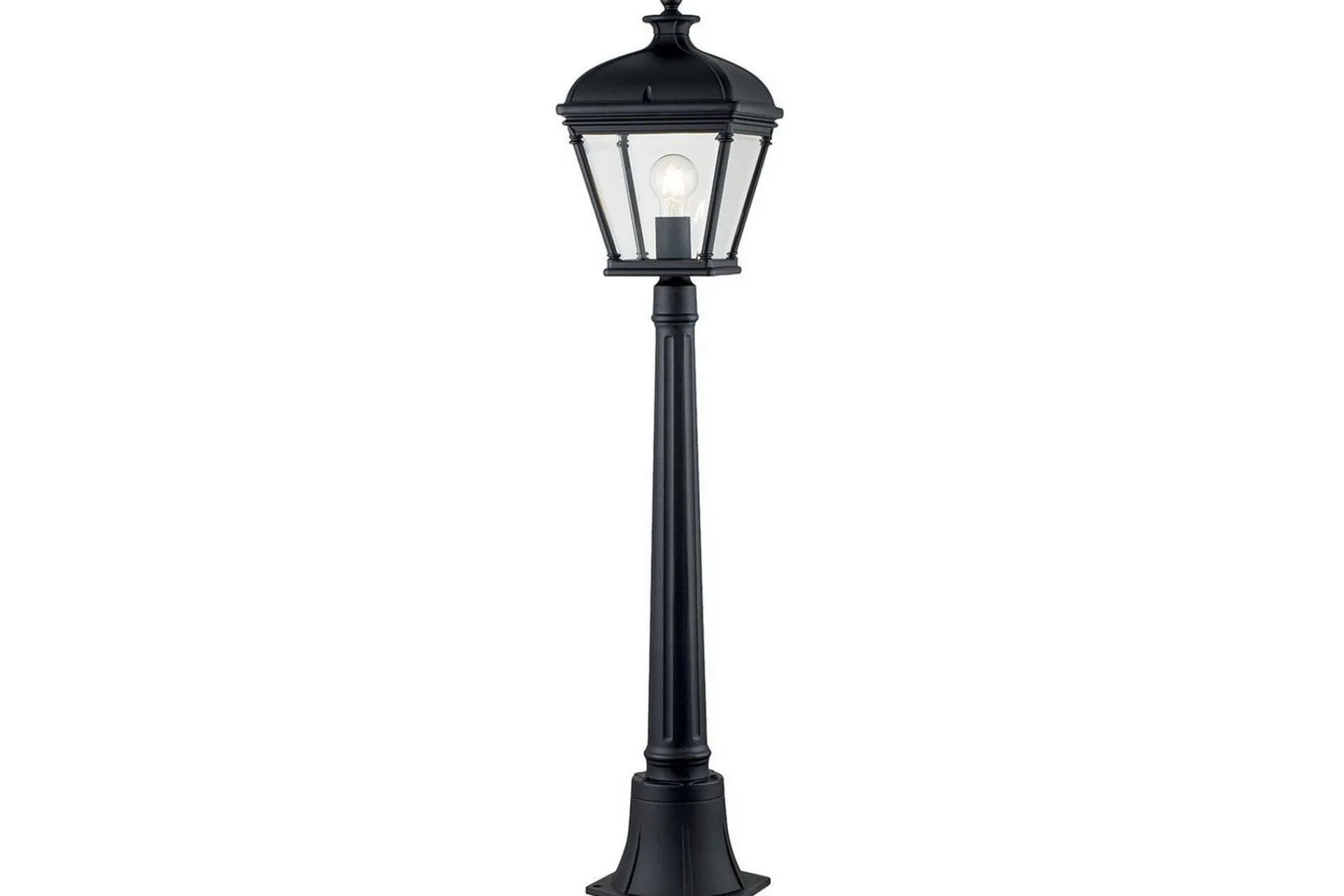 Stolpelykt & Portlykt-Bayview Elstead Lighting Utelampe Svart