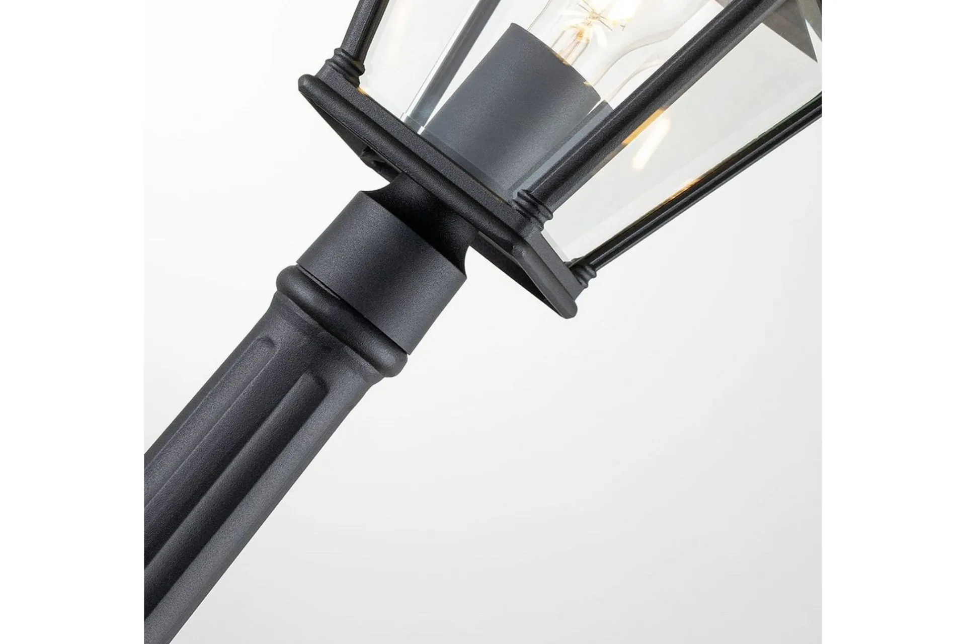 Stolpelykt & Portlykt-Bayview Elstead Lighting Utelampe Svart