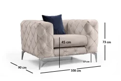 Manor House Lenestoler-Beachport Lenestol Beige