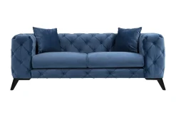 Manor House 2 Seter Sofa|Velour Sofa & Fløyel Sofa-Beachport 2-seters Sofa Blå