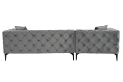 Manor House Sofa Med Sjeselong-Beachport 3-seters Sofa med Venstre Sjeselong Antracit