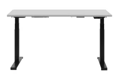 Kontorbord-Belluton Skrivebord 130 cm Elektriskt Justerbart Grey