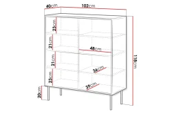 Belonger Kommode 102 cm