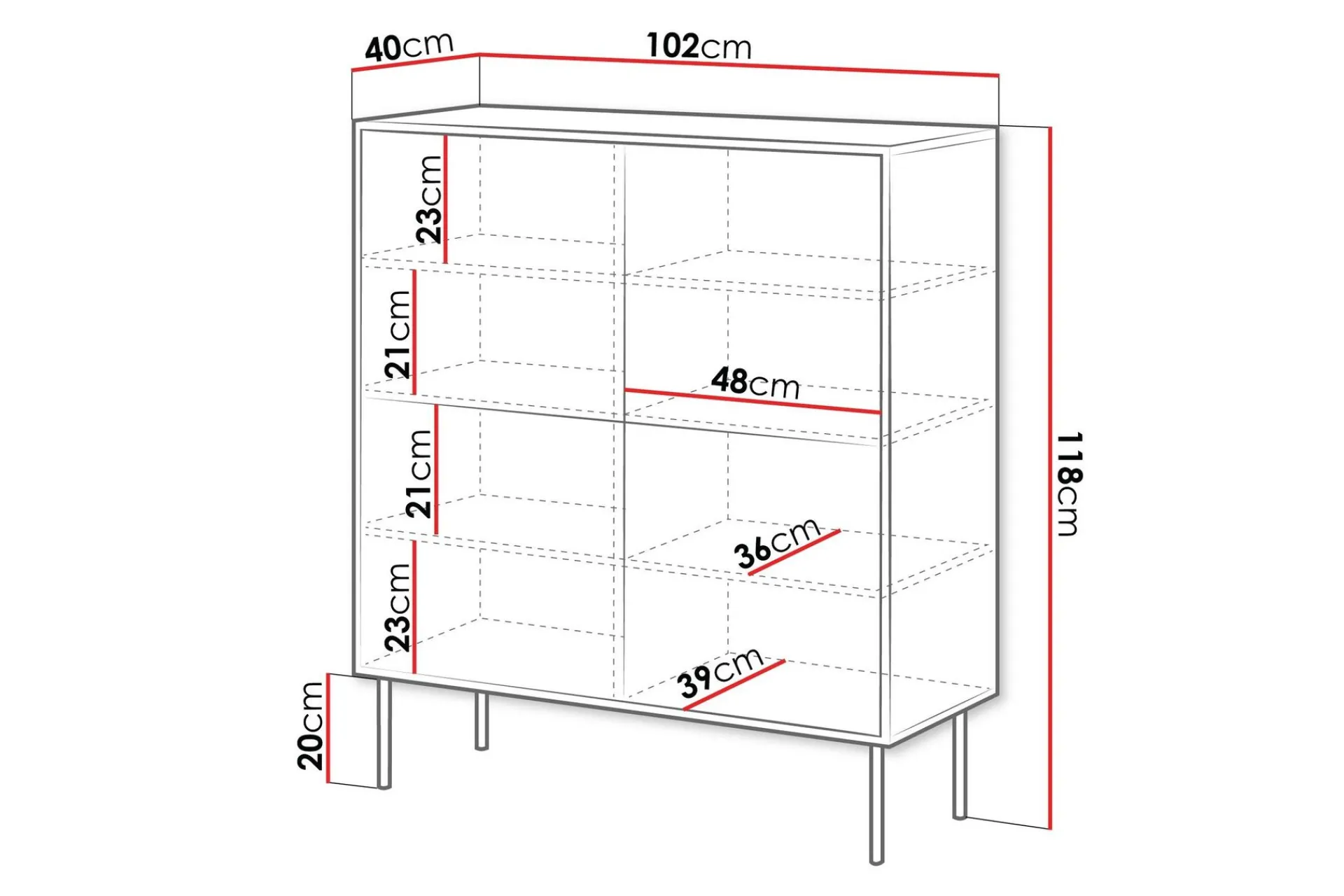 Belonger Kommode 102 cm