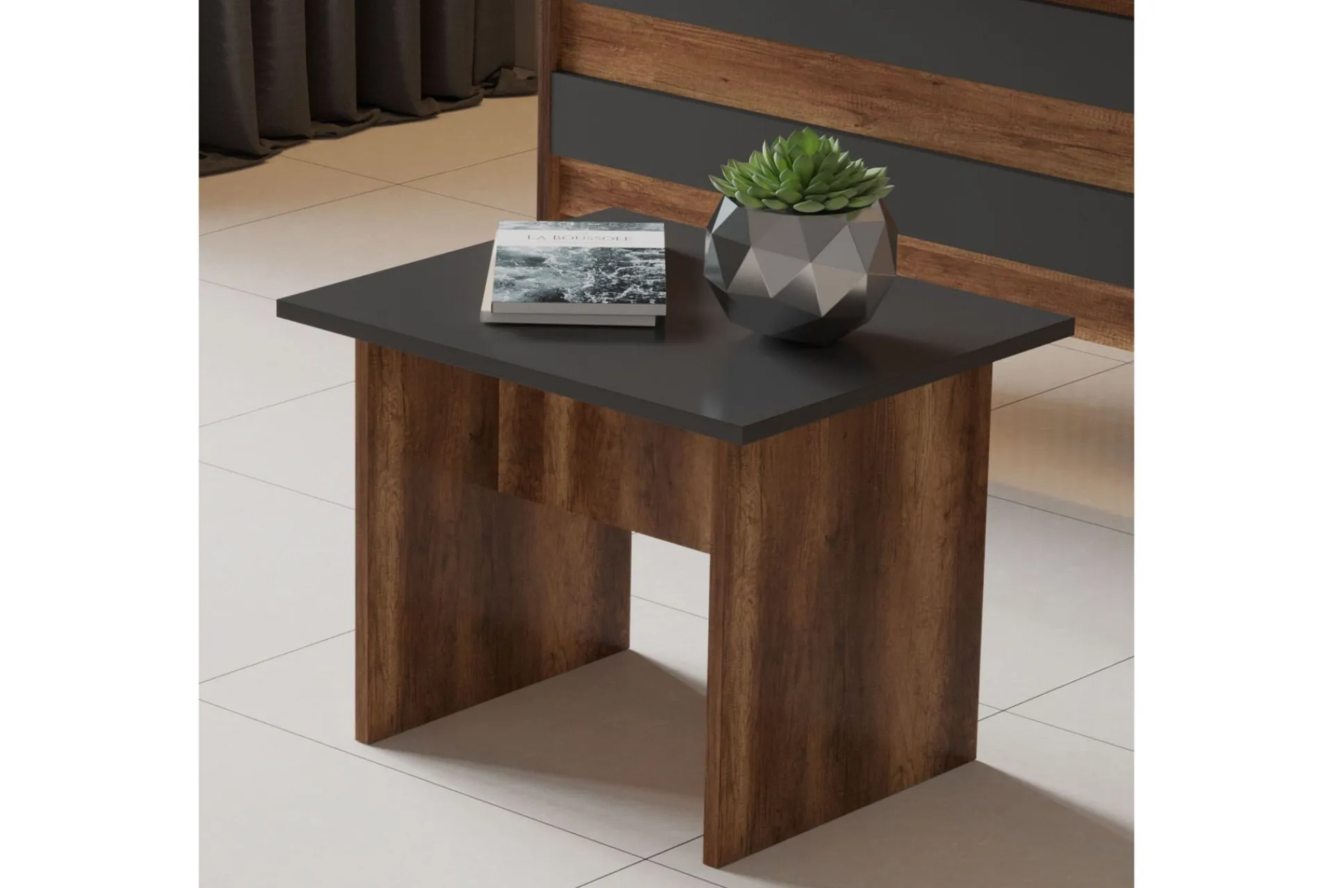 Møbelsett Til Kontor-Benich Møbelsett Kontor Teak,Antracit