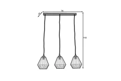 Kjøkkenlampe-Benigne Pendellampe Svart