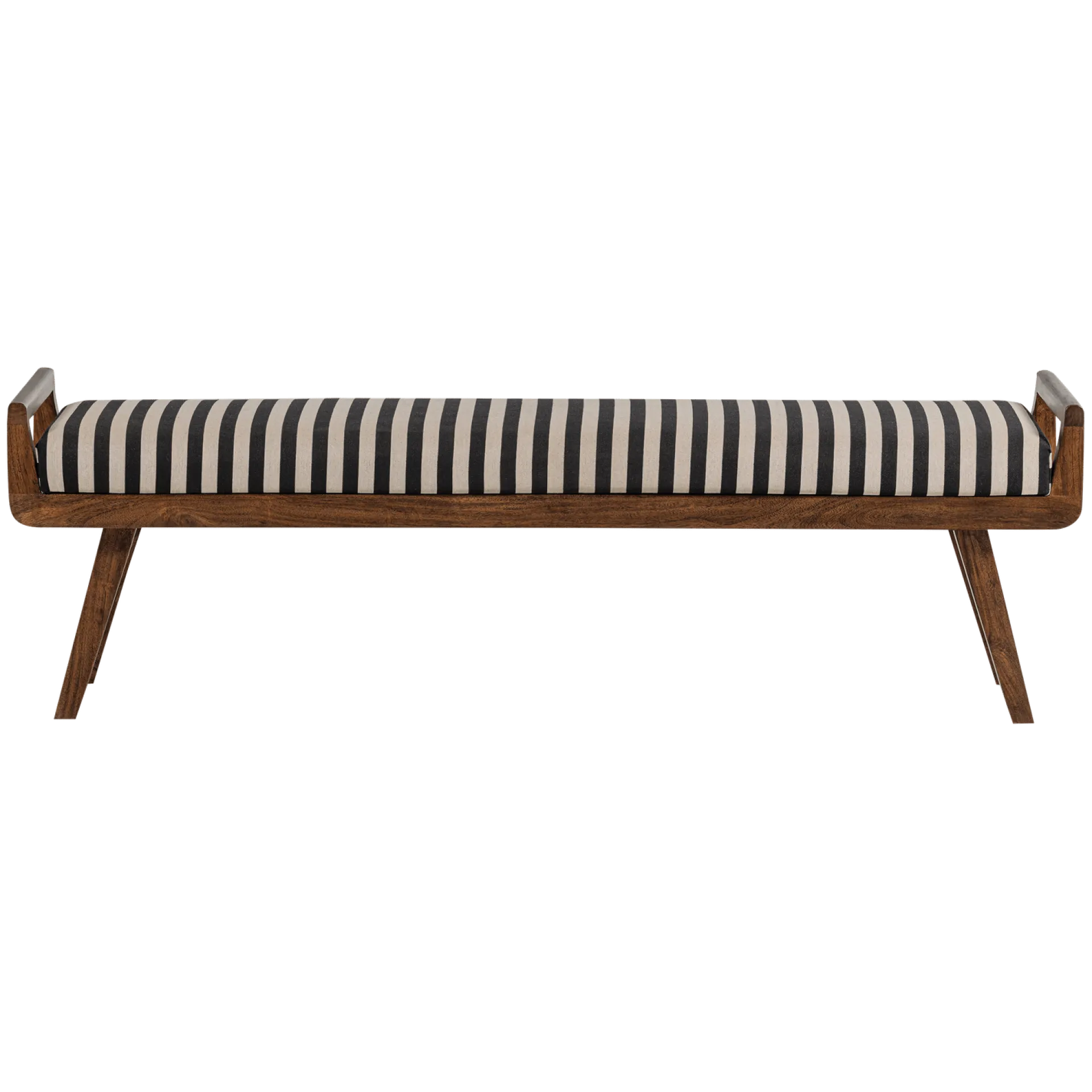 WOOOD Entrebenk|Benk-Benk Valo 157 cm svart/hvit