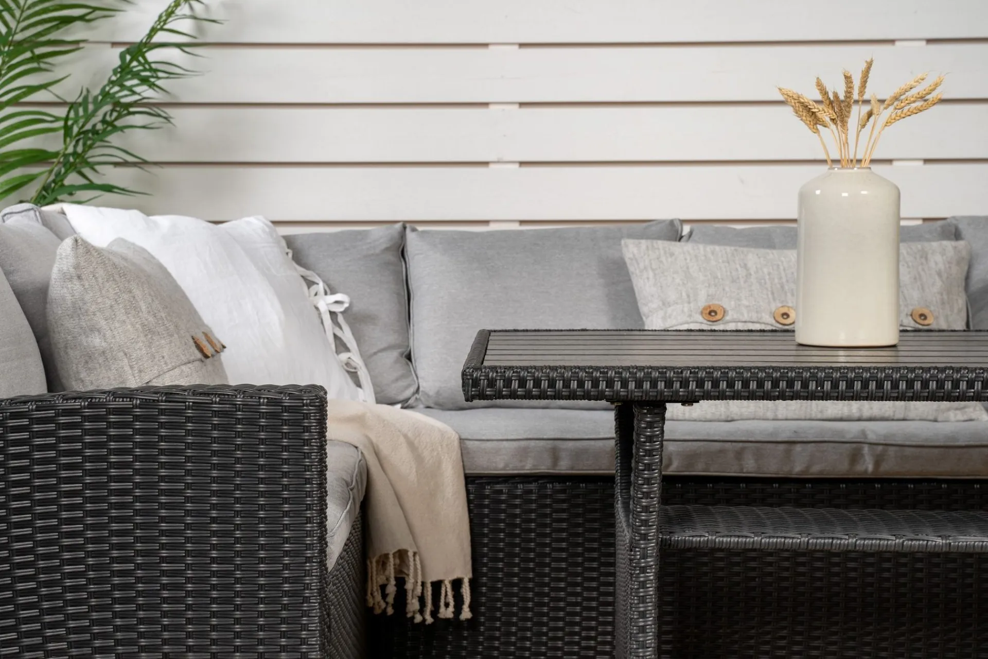 Venture Home Veranda & Terrasse|Loungesett-Bentwood Loungegruppe 5-seter Svart