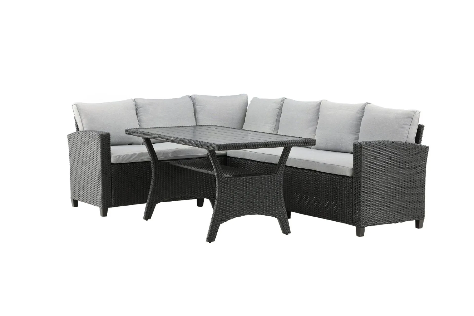 Venture Home Veranda & Terrasse|Loungesett-Bentwood Loungegruppe 5-seter Svart