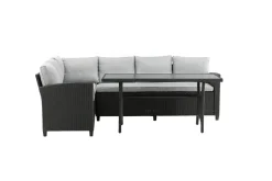 Venture Home Veranda & Terrasse|Loungesett-Bentwood Loungegruppe 5-seter Svart