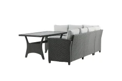 Venture Home Veranda & Terrasse|Loungesett-Bentwood Loungegruppe 5-seter Svart