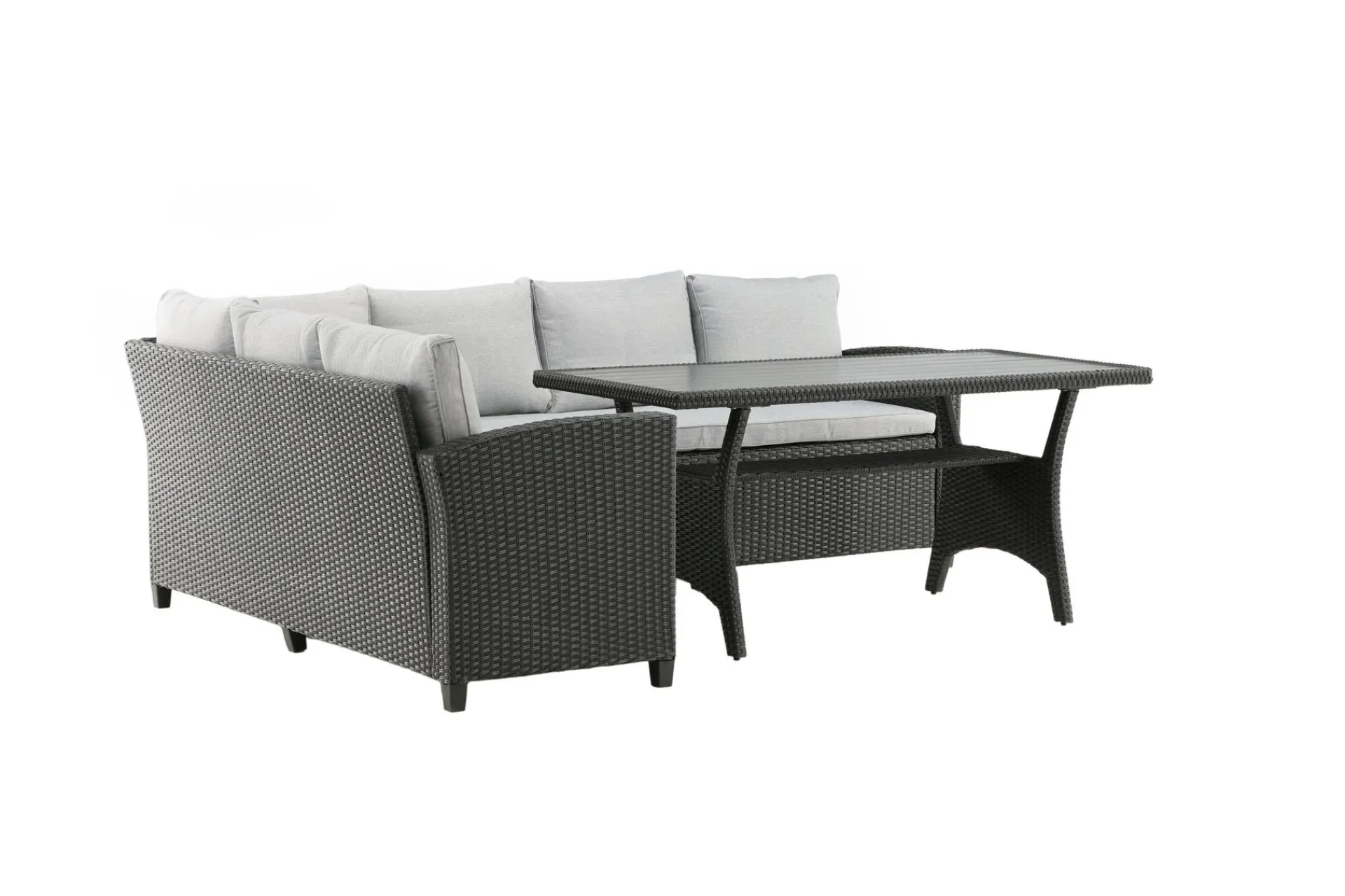 Venture Home Veranda & Terrasse|Loungesett-Bentwood Loungegruppe 5-seter Svart