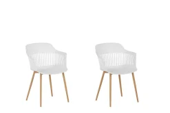 Karmstoler-Bereca Spisestol 2-pk Hvit