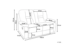 Bergen Sofa 2-seter