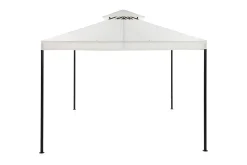 Comfort Garden Markiser|Paviljonger-Bermuda komplett paviljong inkl. tak og vegger 3x4 m – Offwhite
