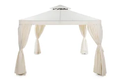 Comfort Garden Markiser|Paviljonger-Bermuda komplett paviljong inkl. tak og vegger 3x4 m – Offwhite