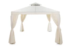 Comfort Garden Markiser|Paviljonger-Bermuda Komplett Paviljong 3x3 m Beige,Hvit