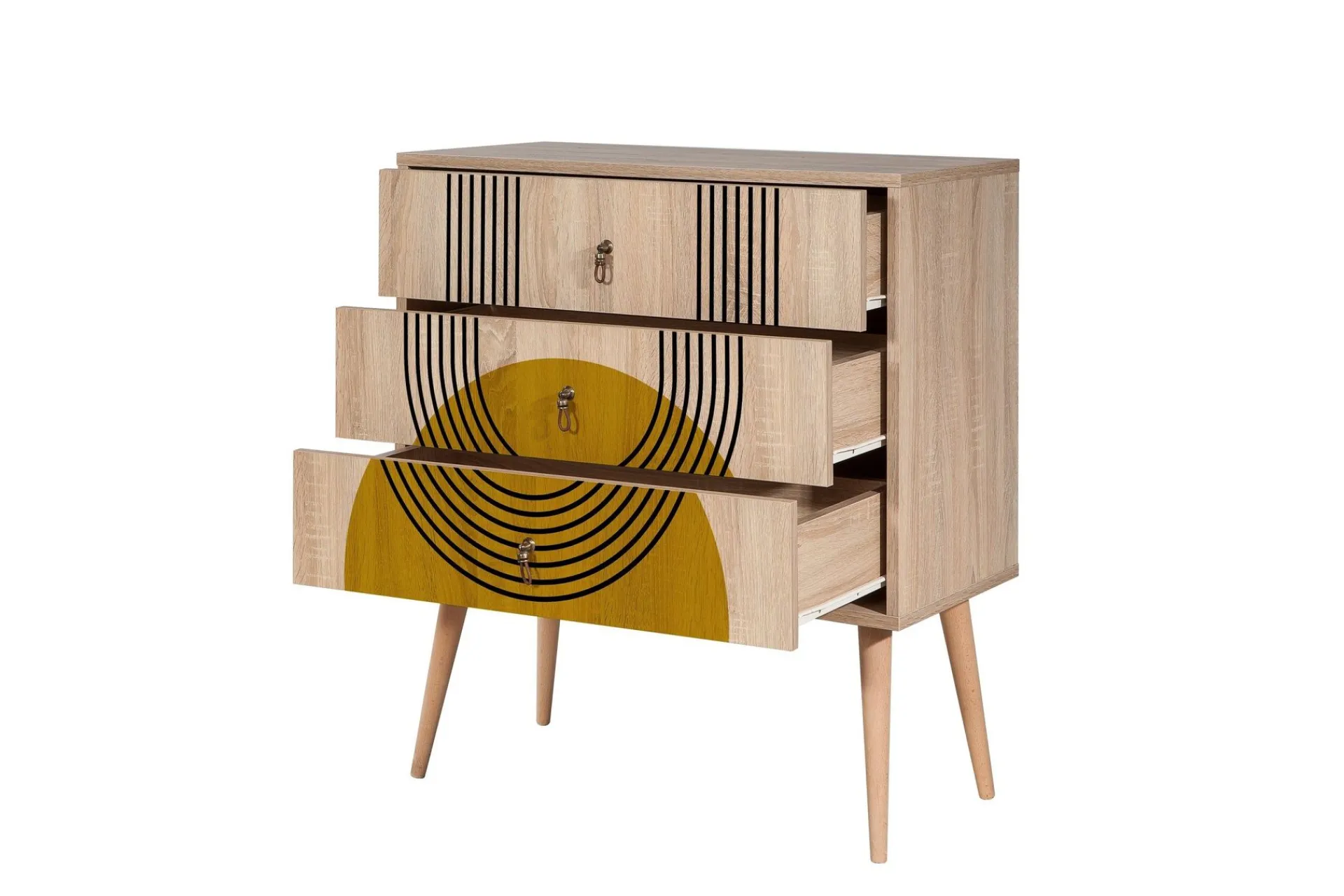 Bertoaria Kommode 80x89 cm Brun