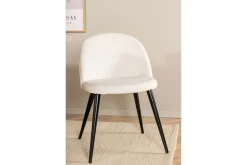 Venture Home Spisegrupper-Biana Spisegruppe 200 cm Oval inkl. 4 Valera Cordfløyelstole Beige