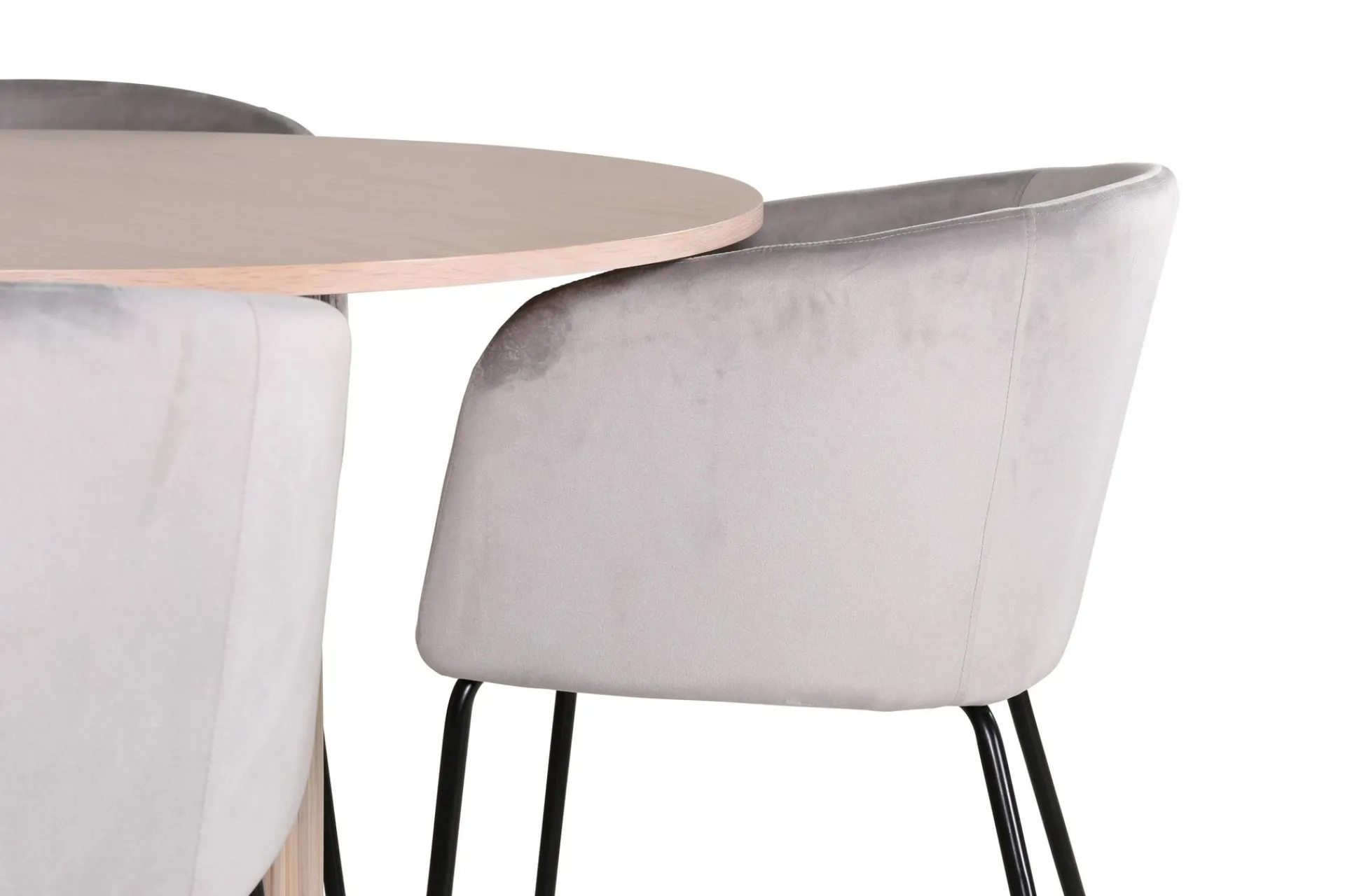 Venture Home Bianca Matgruppe 110 cm Rund med 4 Berit stoler