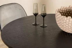 Venture Home Spisegrupper-Bianca Rundt Spisebord med 4stk Emma Spisestol Svart