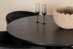 Venture Home Spisegrupper-Bianca Rundt Spisebord med 4stk Berit Spisestol Svart
