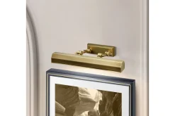 Elektrisk Materiell & Energi|Barnelampe-Bildebelysning Elstead Lighting Chawton 402x119x186 mm, Aldret Messing