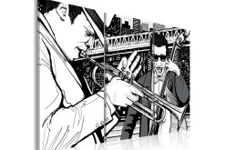 Bilde Jazz concert on the background of New York 90x60
