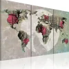 Lerretsbilder|Lerretsbilder-Bilde Map of the World: Full Moon 90x60