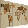 Lerretsbilder|Lerretsbilder-Bilde Map of the world 90x60
