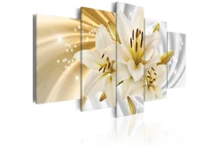 Lerretsbilder|Lerretsbilder-Bilde Stellar Bouquet 100x50 Gul,Hvit