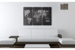 Bildet Map of the world 90x60