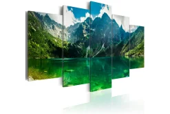 Lerretsbilder|Lerretsbilder-Bilde Tranquility In The Mountains 200x100 Flerfärgad,Grønn