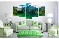 Lerretsbilder|Lerretsbilder-Bilde Tranquility In The Mountains 200x100 Flerfärgad,Grønn