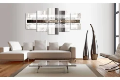 Posters|Oljemaling-Bilde Winter Sun 200x100 Brun,Beige