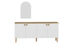 Gangbord|Avlastningsbord-Bingdi Konsollbord 180 cm Hvit
