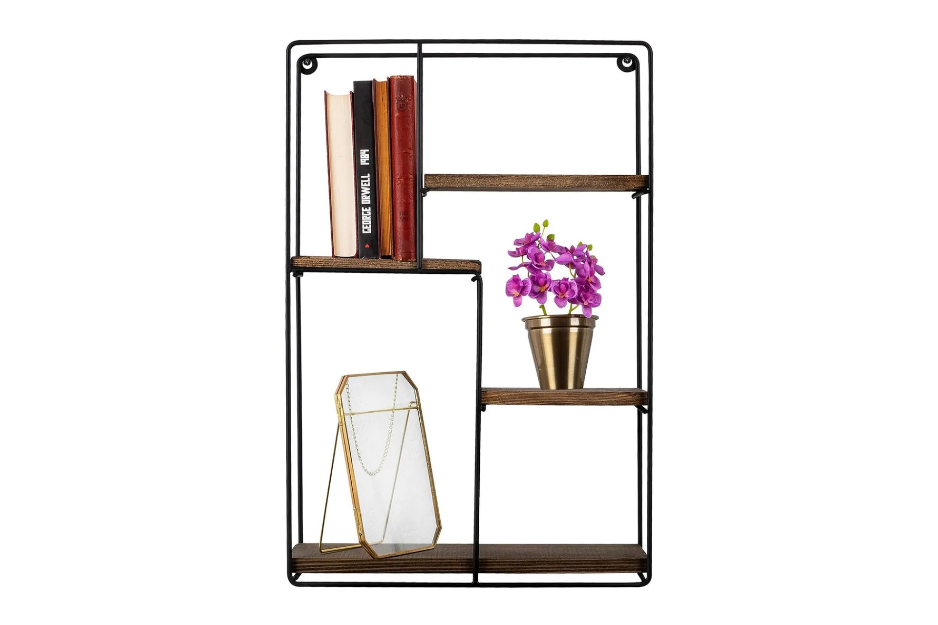 Bingdi Vegghylle 60x15 cm 4 Hyller