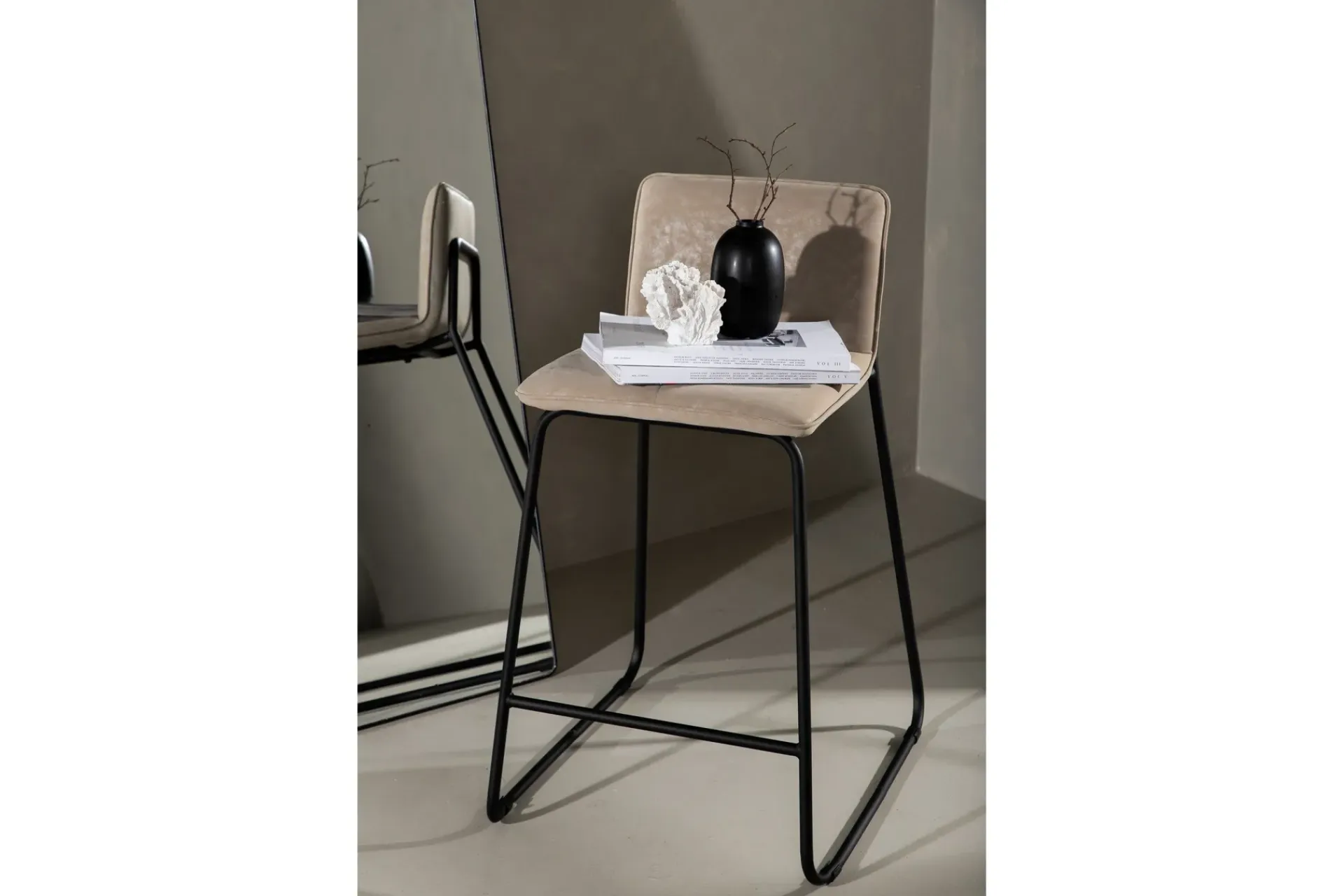 Venture Home Barmøbler|Barstoler-Bisbee Barstol Beige