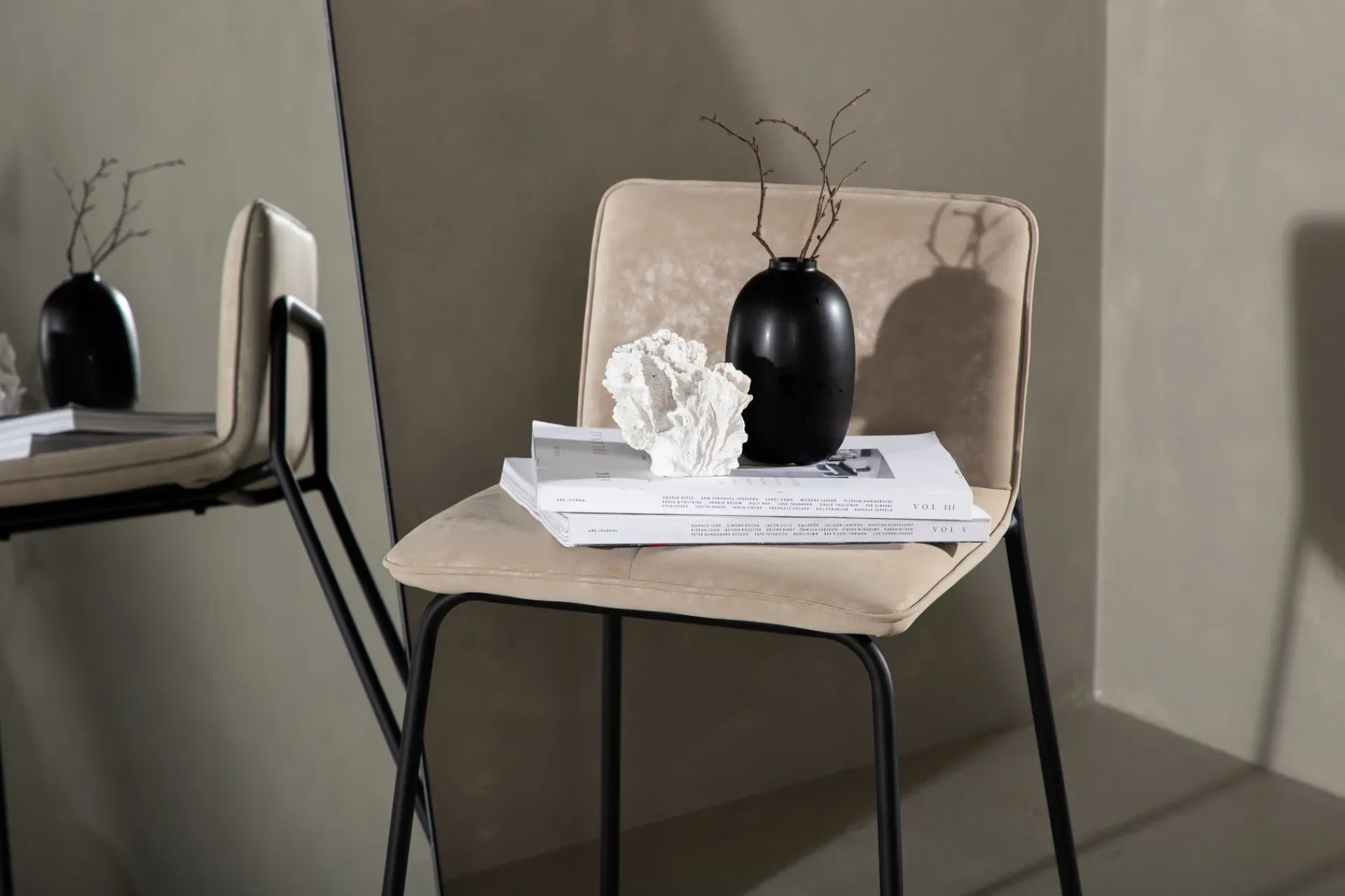 Venture Home Barmøbler|Barstoler-Bisbee Barstol Beige