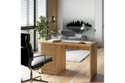 Kontorbord-Bisett Skrivebord 120x60 cm Brun