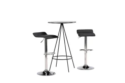 Venture Home Bistro Spisegruppe 60 cm Rund med 2 Jonna Stoler