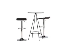 Venture Home Bistro Spisegruppe 60 cm Rund med 2 Jonna Stoler