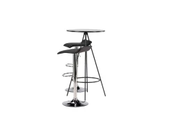 Venture Home Bistro Spisegruppe 60 cm Rund med 2 Jonna Stoler